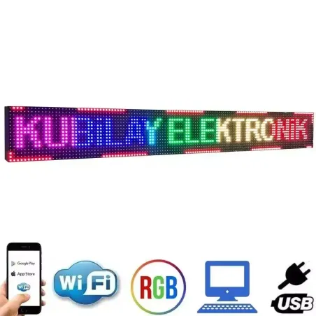 224x16 cm Renkli LED Tabela Fiyatı ve Özellikleri