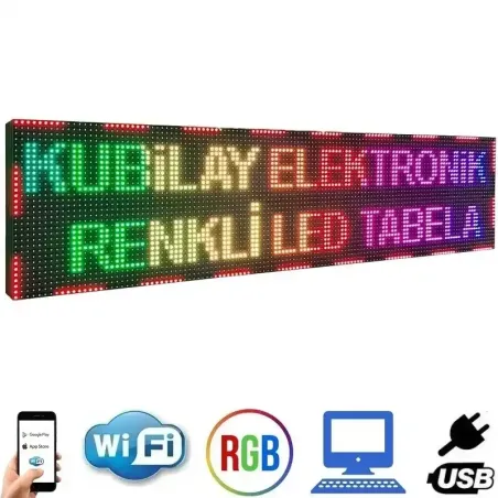 192x32 cm Renkli LED Tabela Fiyatı ve Özellikleri
