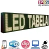 128x16 cm Çift Taraflı Dış Mekan Sarı LED Tabela Fiyatı ve Özellikleri