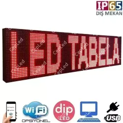 192x48 cm Kırmız LED Tabela Fiyatı ve Özellikleri