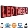 64x16 Kırmızı SMD LED Tabela – Animasyonlu, Wi-Fi & USB Destekli