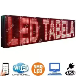 64x32 cm Çift Taraflı Kırmızı SMD LED Tabela Fiyatı ve Özellikleri